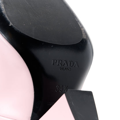 Prada Spazzolato Modellerie Mary Jane 95mm Pumps 39.5 Alabastro 6 of 6