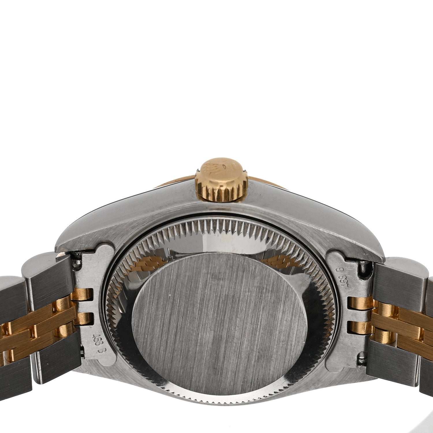 Rolex Stainless Steel 18K Yellow Gold Diamond 26mm Oyster Perpetual Datejust Watch Champagne 69173 4 of 4