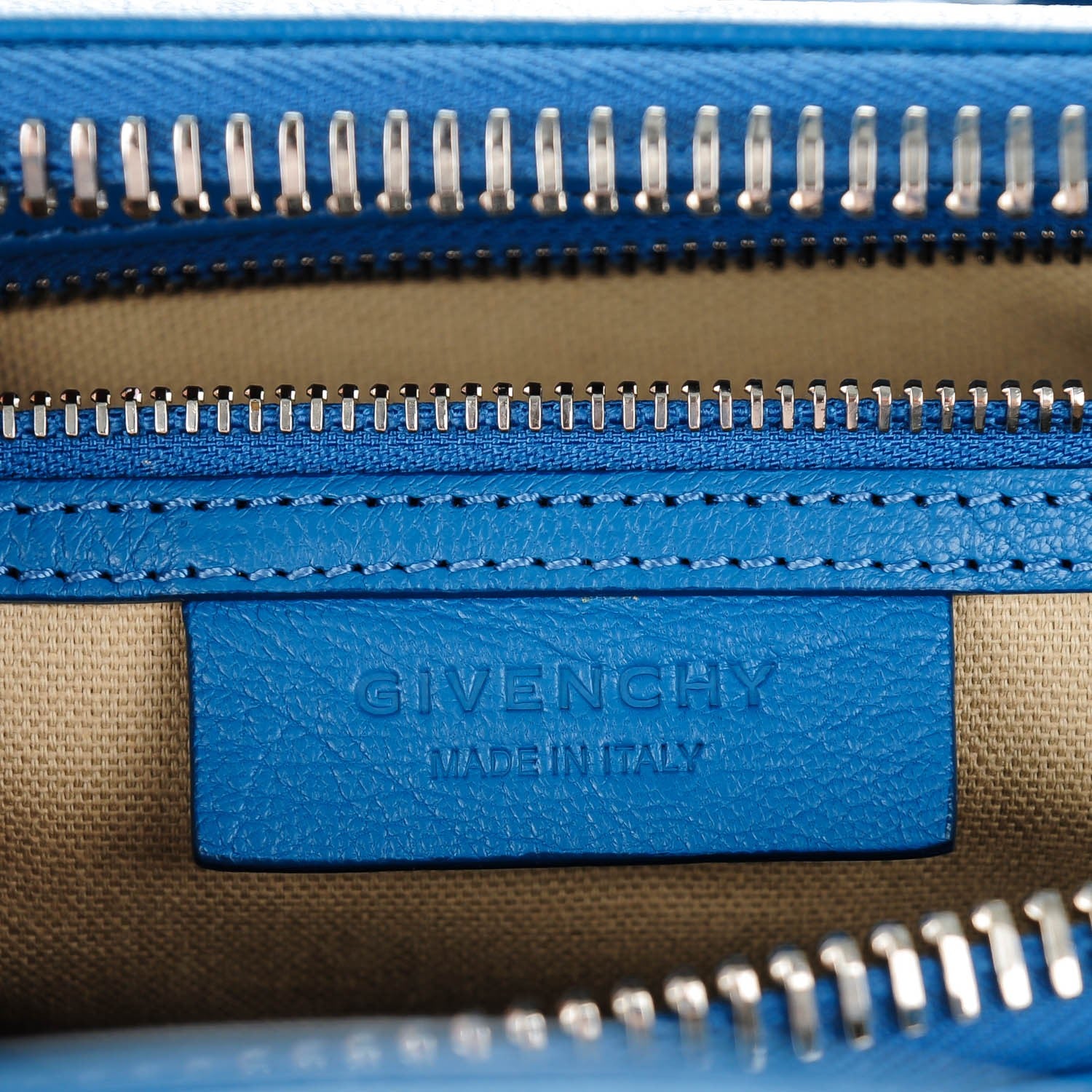 Givenchy Sugar Goatskin Medium Antigona Mineral Blue 6 of 7