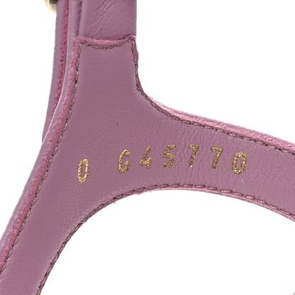 Chanel Lambskin Chain CC Logo Thong Sandals 37.5 Pink 10 of 12