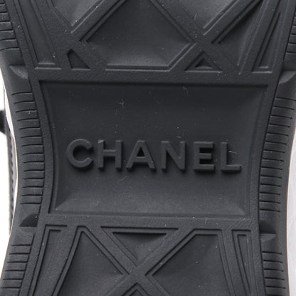 Chanel Velvet Calfskin Mixed Fibers CC Sneakers 41 Black 7 of 13