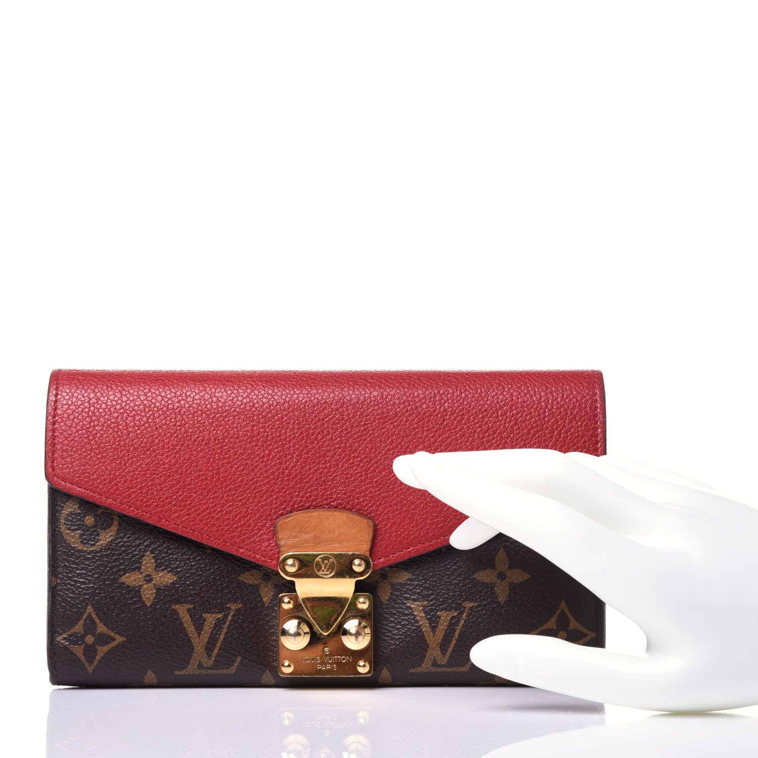Louis Vuitton Monogram Pallas Wallet Cherry 2 of 11