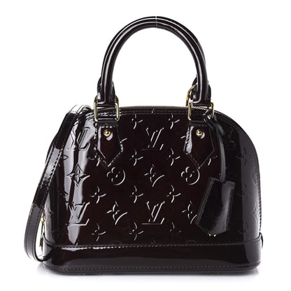 Louis Vuitton Vernis Alma BB Amarante 1 of 10