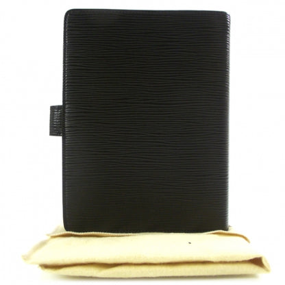 Louis Vuitton Epi Small Ring Agenda Cover Black 2 of 7