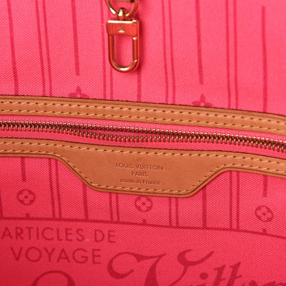Louis Vuitton Monogram Roses Neverfull MM 6 of 10