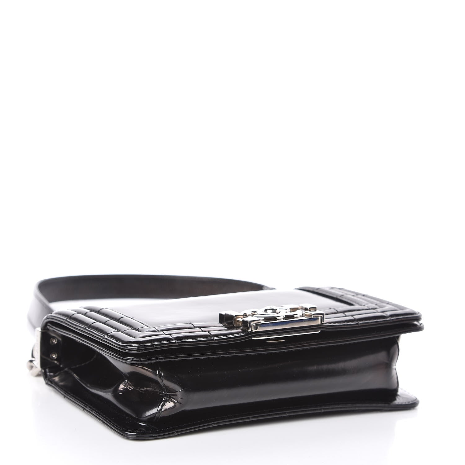 Chanel Glazed Calfskin Small Boy Flap Black 4 of 12