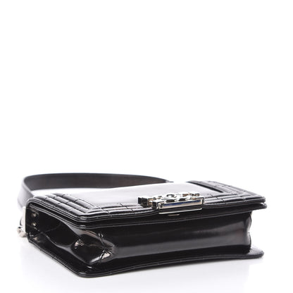 Chanel Glazed Calfskin Small Boy Flap Black 4 of 12