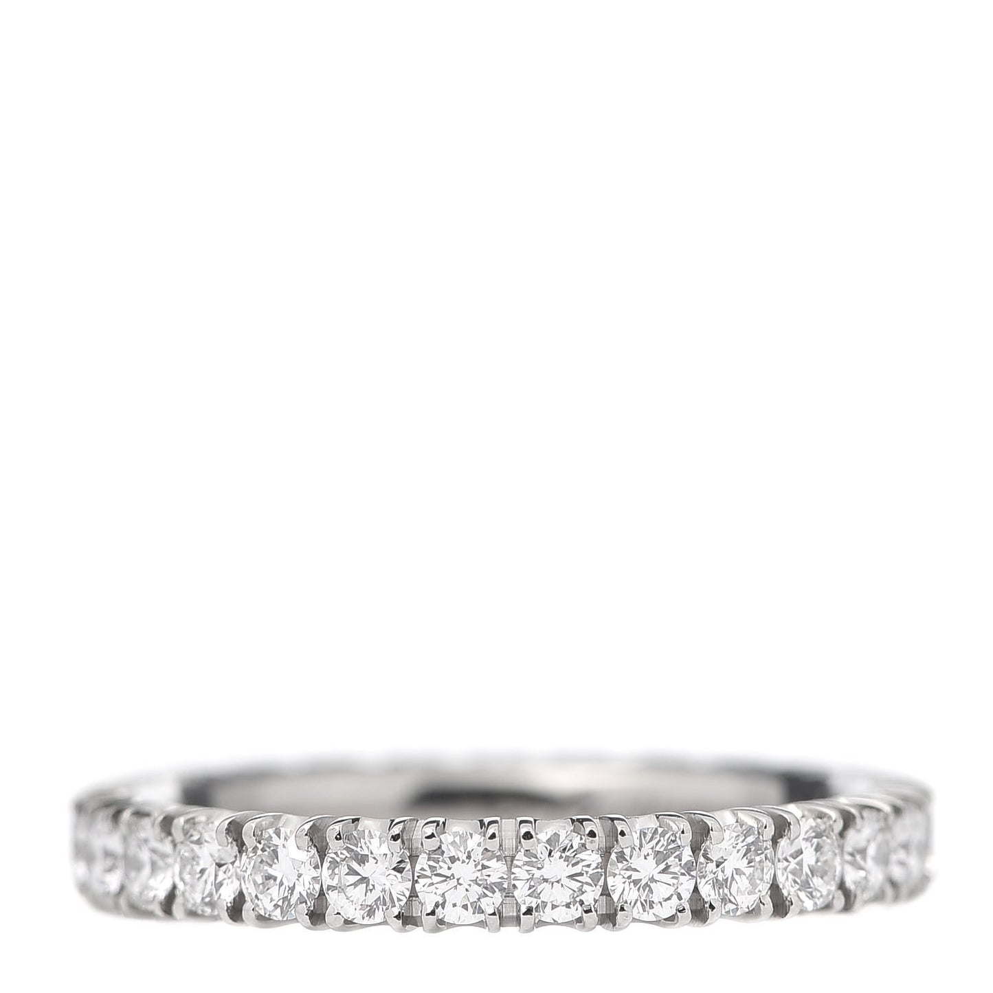Platinum Diamond .98ct Eternity Ring 49 4.75