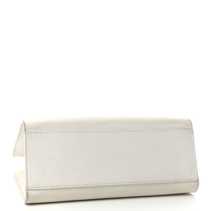 Louis Vuitton Soft Calfskin Lockme Tote PM White 4 of 8