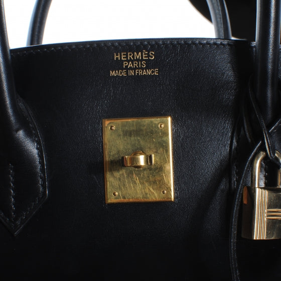 Box Birkin 35 Black