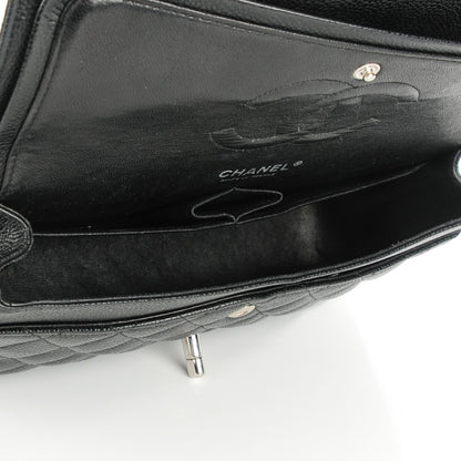 Chanel Caviar Quilted Medium Double Flap Black 5 of 9