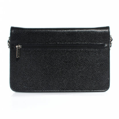Chanel Caviar CC Wallet on Chain Black 3 of 10