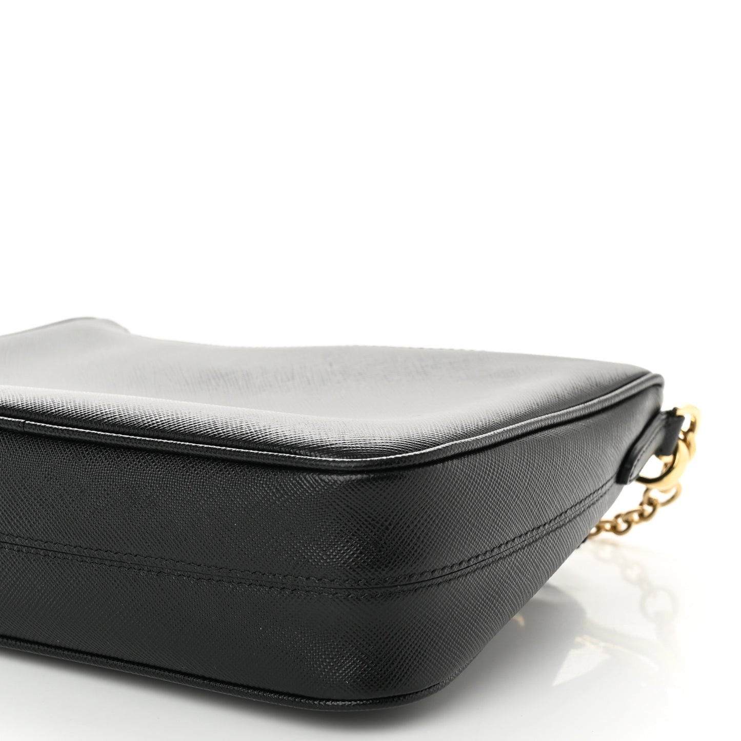 Saffiano Lux Re-Edition 2005 Shoulder Bag Black