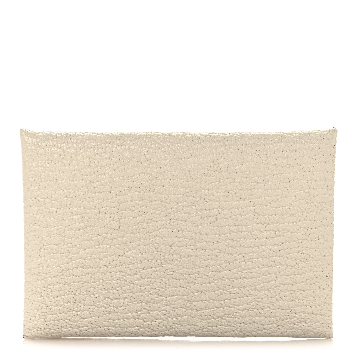 Hermes Chevre Mysore Calvi Card Case Nata 1 of 7