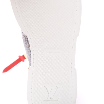Louis Vuitton Calfskin Patent Monogram Stellar Sneaker Boots 35.5 Rouge 8 of 11