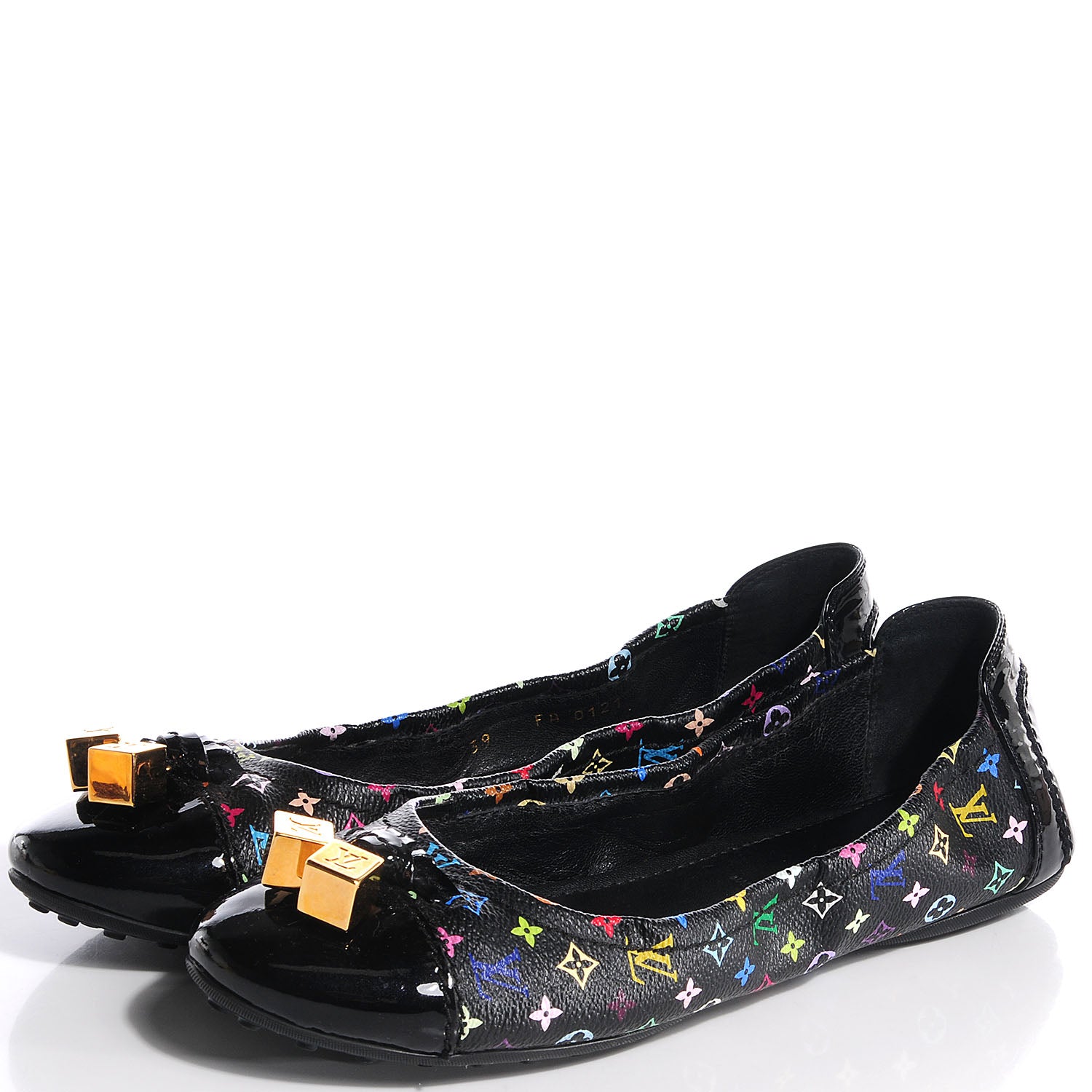 Louis Vuitton Monogram Multicolor Lovely Ballet Flats Black 39 3 of 7