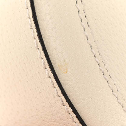 Gucci Textured Calfskin Web Mini Ophidia Round Shoulder Bag Mystic White 10 of 10