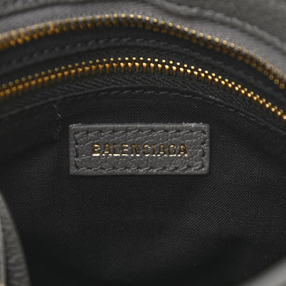 Balenciaga Chevre Gold Metallic Edge Hardware Mini City Gris Acier 6 of 9