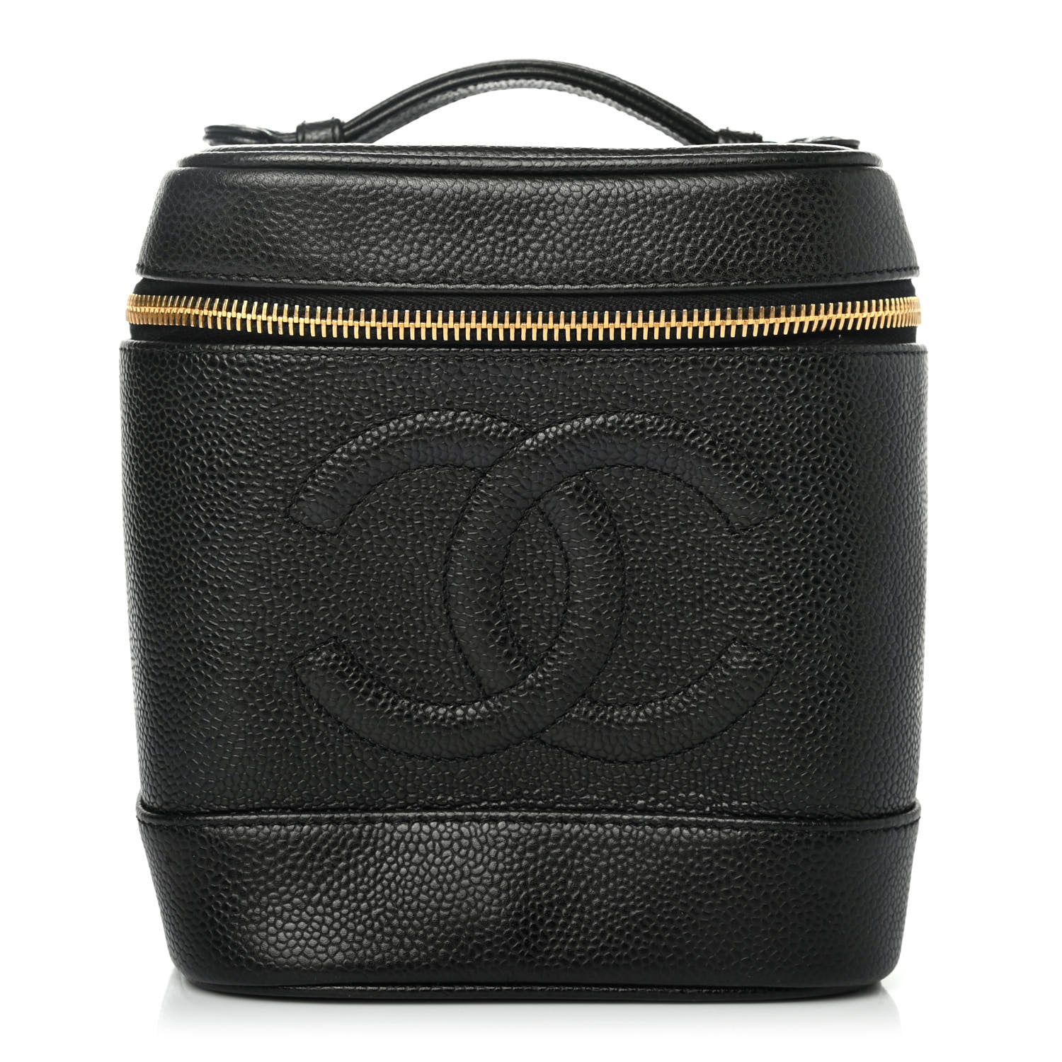 Chanel Caviar Vanity Cosmetic Case Black 1 of 4
