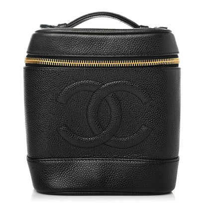 Chanel Caviar Vanity Cosmetic Case Black 1 of 4