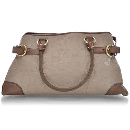 FASHIONPHILE SALVATOREFERRAGAMOGanciniEmbossedSatchel 1 of 8