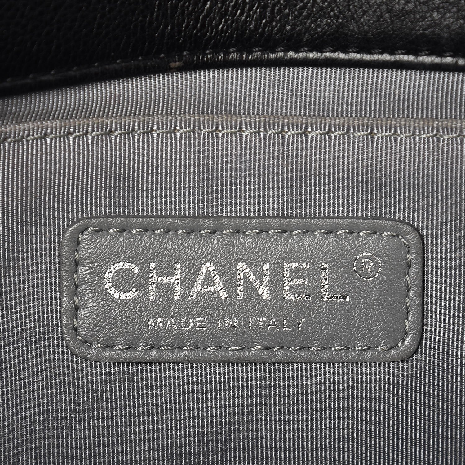 Chanel Calfskin Double Stitch Medium Boy Flap Black 6 of 8