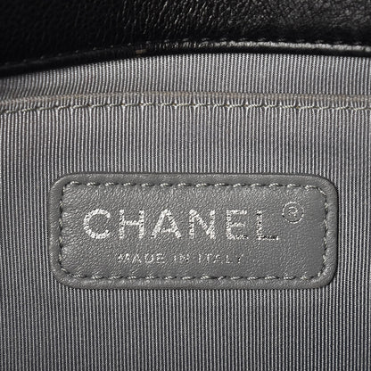 Chanel Calfskin Double Stitch Medium Boy Flap Black 6 of 8