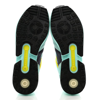 Gucci X ADIDAS Suede Madeira Nylon Jacquard GG Monogram Womens ZX8000 Sneakers 10.5 Aqua 5 of 11