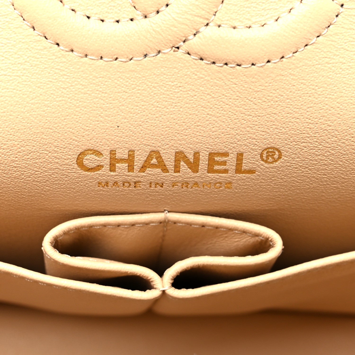 Chanel Caviar Quilted Small Double Flap Beige 6 of 8