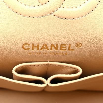 Chanel Caviar Quilted Small Double Flap Beige 6 of 8