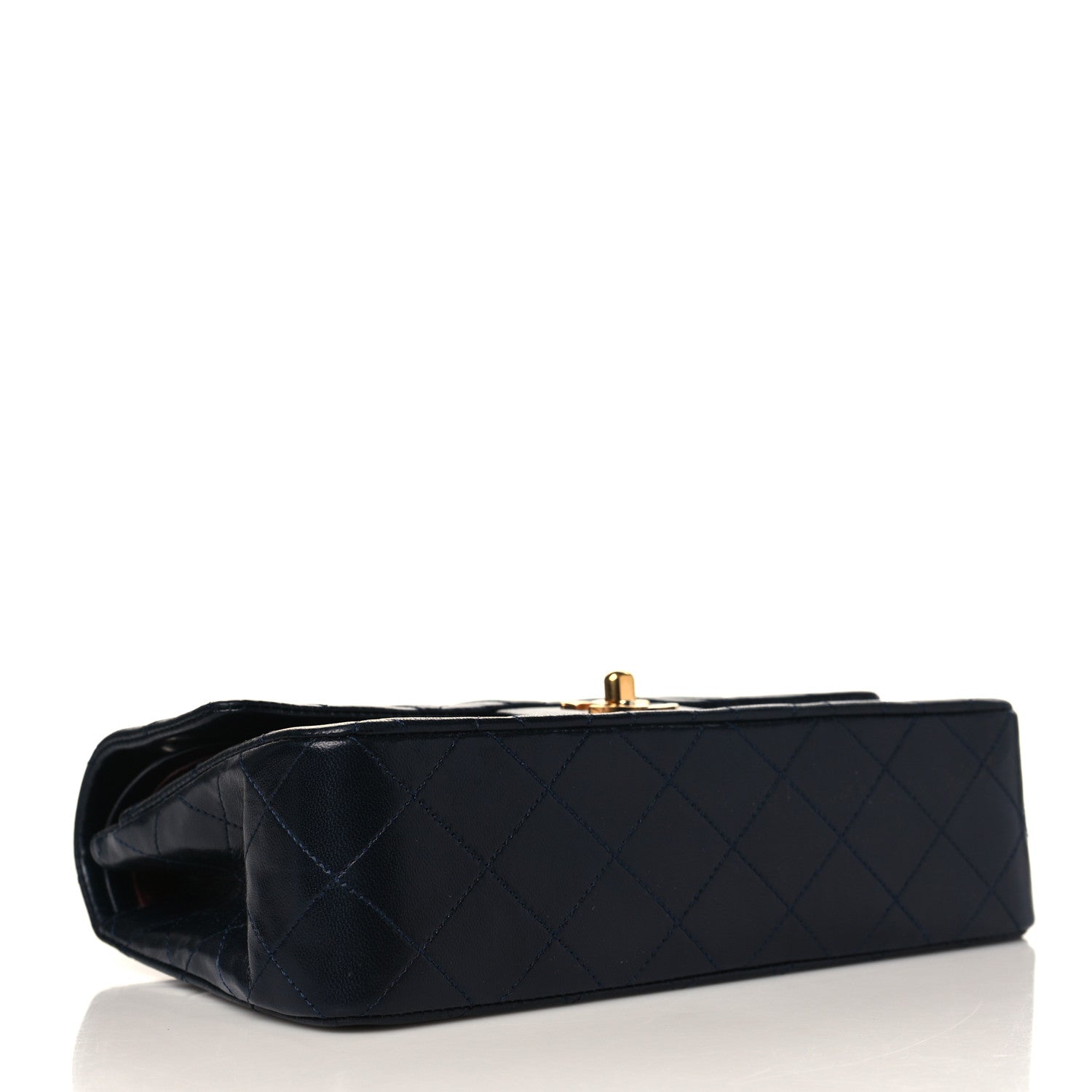 Chanel Lambskin Quilted Small Double Flap Navy 5 of 11