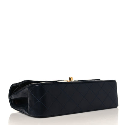 Chanel Lambskin Quilted Small Double Flap Navy 5 of 11
