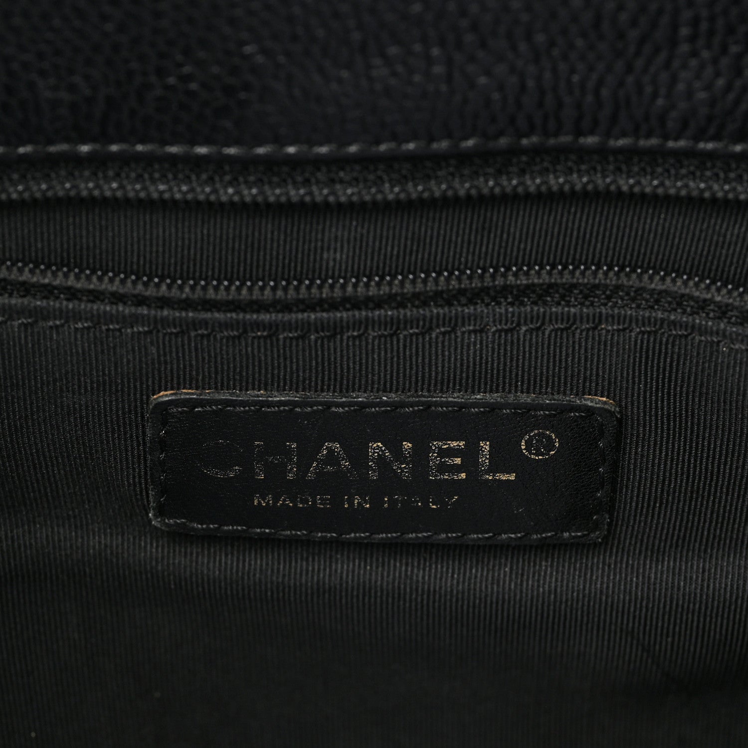 Chanel Caviar Quilted Grand Shopping Tote GST Black 6 of 9