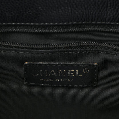Chanel Caviar Quilted Grand Shopping Tote GST Black 6 of 9