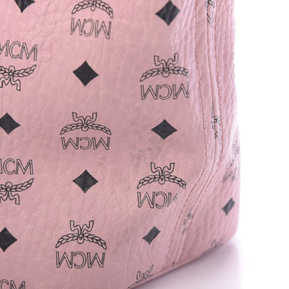 MCM Visetos Medium Anya Shopper Tote Light Pink 8 of 10