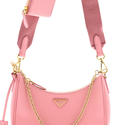 Prada Saffiano Lux Re-Edition 2005 Shoulder Bag Petalo 7 of 11