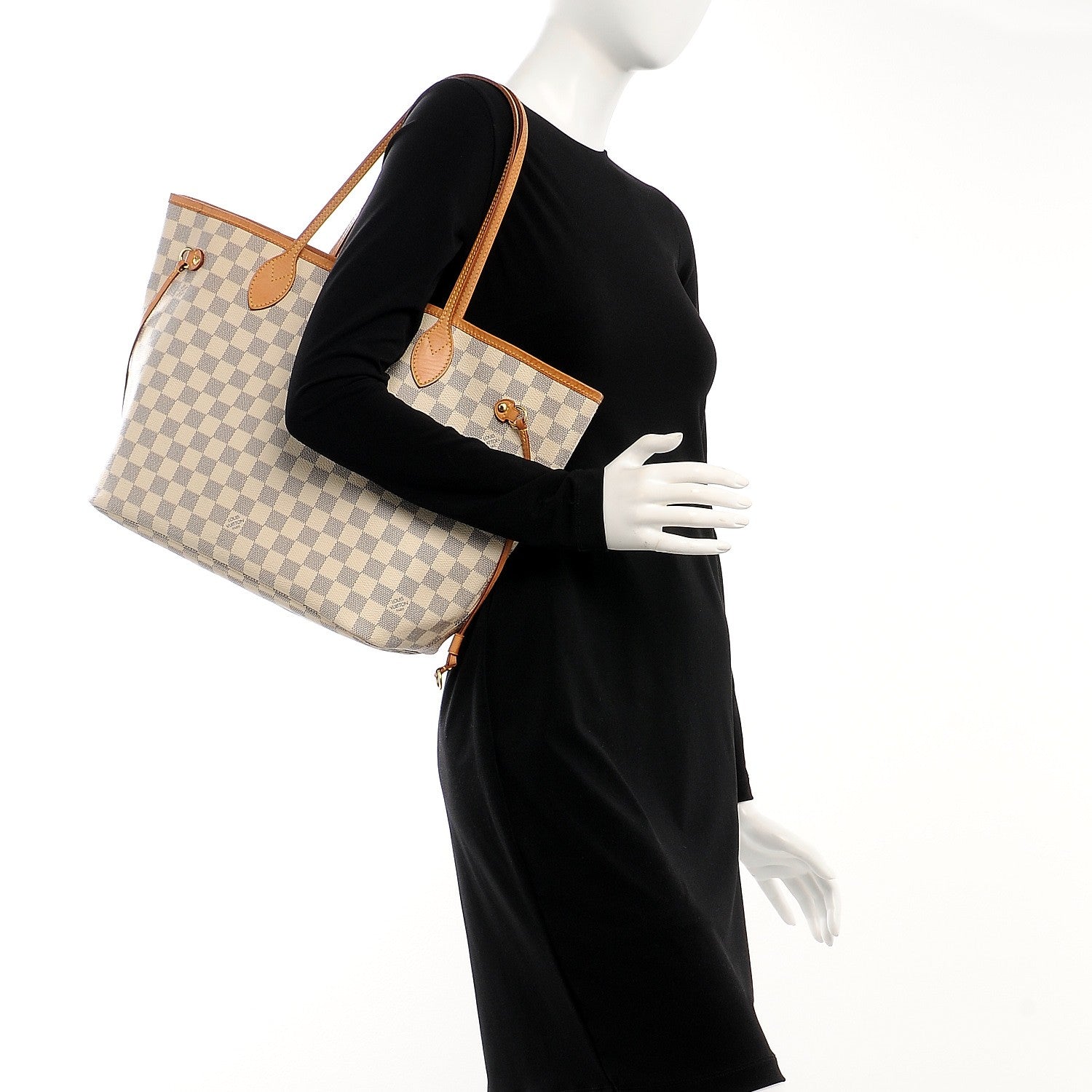 Louis Vuitton Damier Azur Neverfull MM 2 of 18