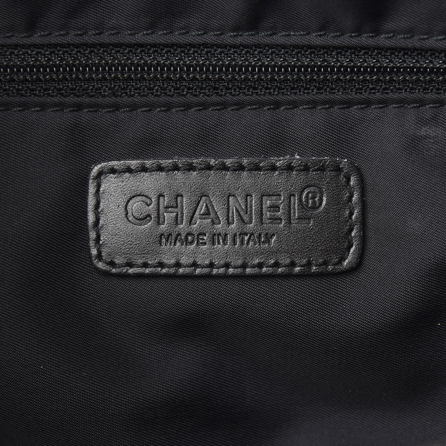 Chanel Nylon Travel Bowler Black 6 of 11