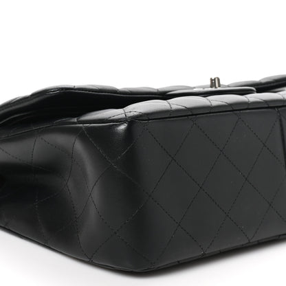Chanel Lambskin Quilted Jumbo Double Flap Black 9 of 10