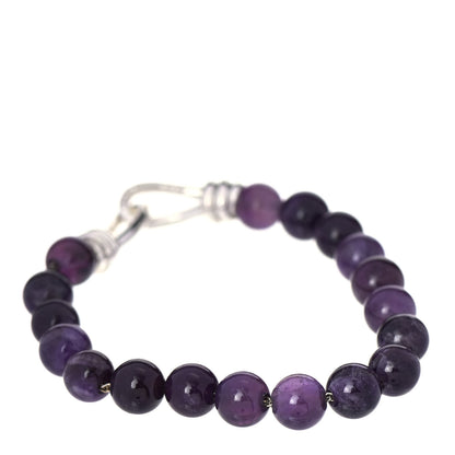 Tiffany Sterling Silver Amethyst Paloma Picasso Knot Bead Bracelet 3 of 5