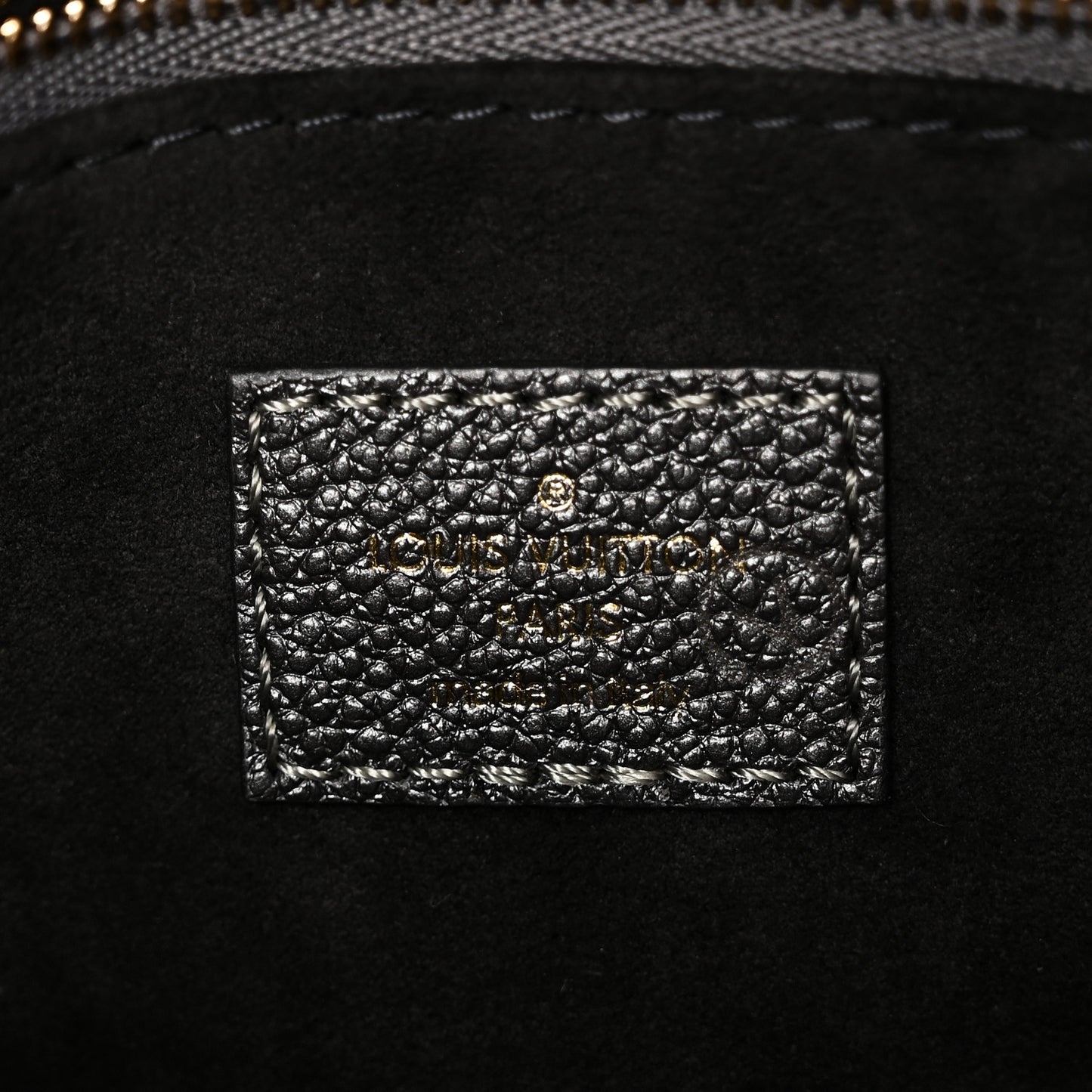 Metallic Empreinte Monogram Giant Onthego PM Gun Metal