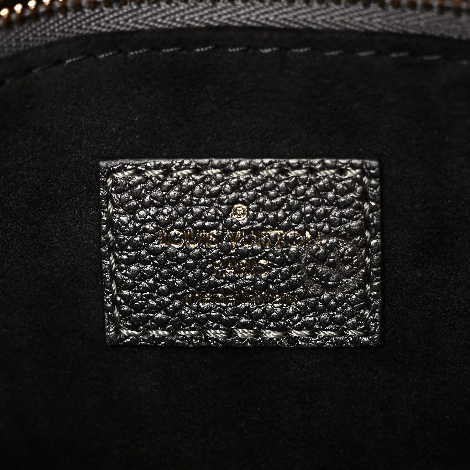 Louis Vuitton Metallic Empreinte Monogram Giant Onthego PM Gun Metal 6 of 9