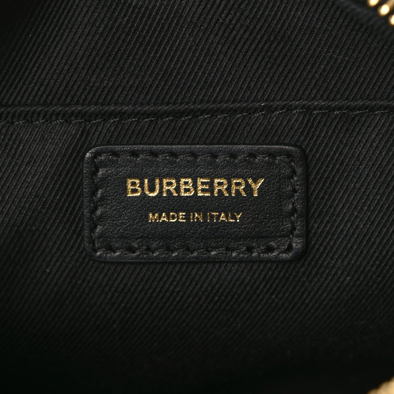Burberry Vintage Check Calf Hair Leopard Print Small Camera Bag 6 of 8