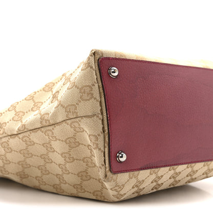 Gucci Monogram Large Eclipse Tote Red 9 of 18