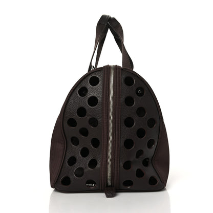 Hermes Toile Buffle Skipper TouTou Pet Carrier Bordeaux 5 of 12