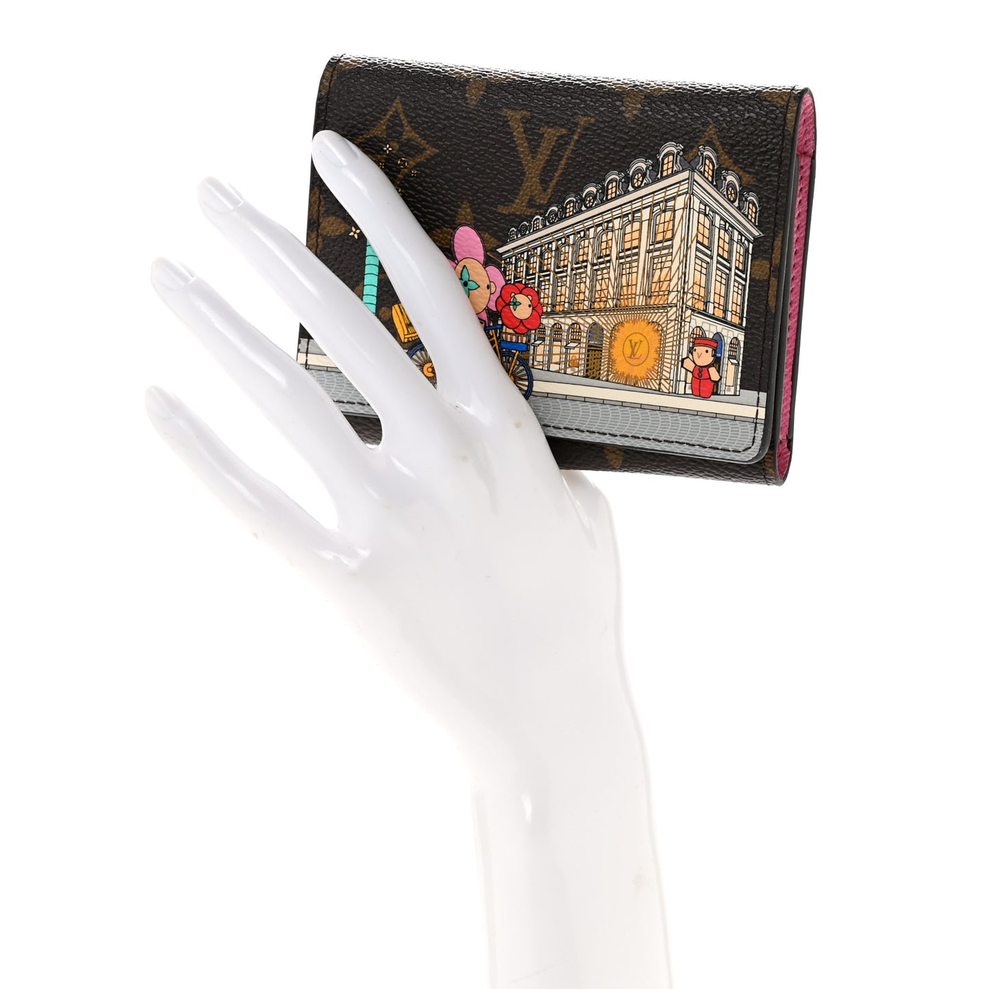 Monogram 2022 Christmas Animation Paris Victorine Wallet Pink