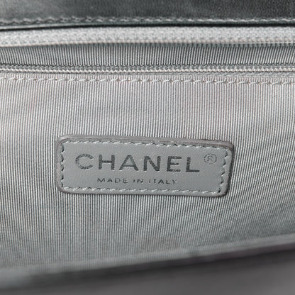 Chanel Lambskin Quilted Large Boy Flap Black 6 of 10