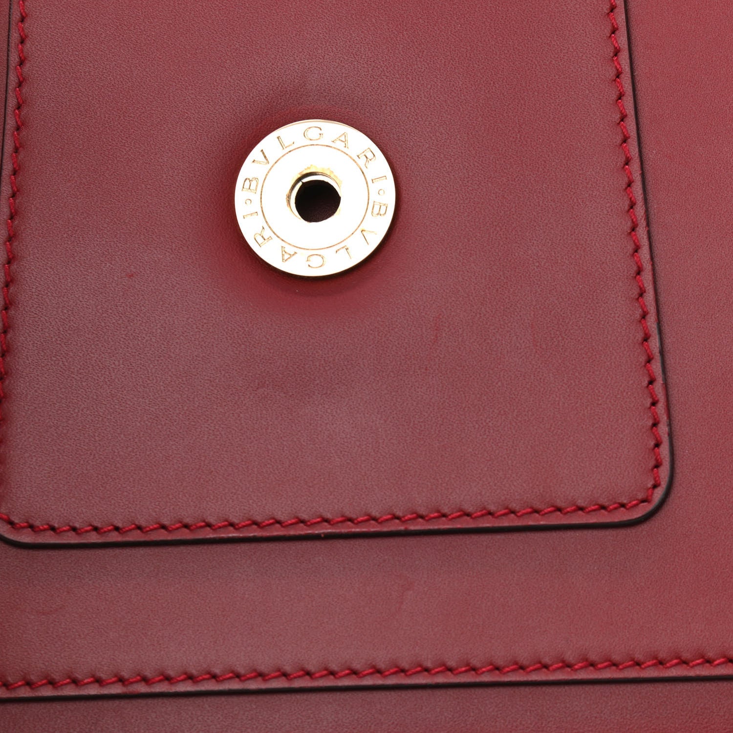 Bulgari Calfskin Serpenti Forever Crossbody Bag Ruby Red 10 of 13