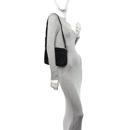 Prada Tessuto Nylon Shoulder Bag Black 2 of 13