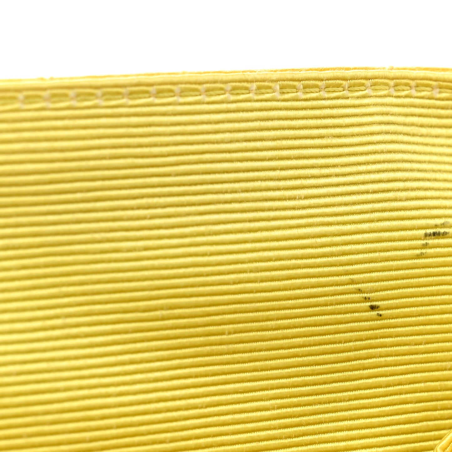 Lambskin Cannage Embroidered Stardust Backpack Yellow